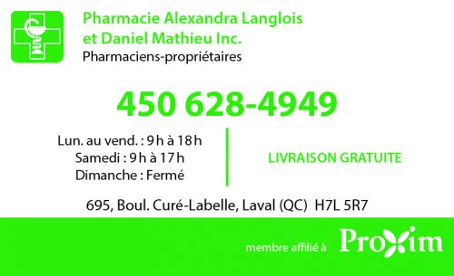 Pharmacie Langlois & Mathieu Inc. à Laval